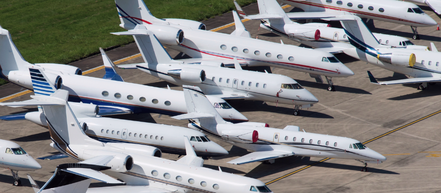 Flying To Farnborough